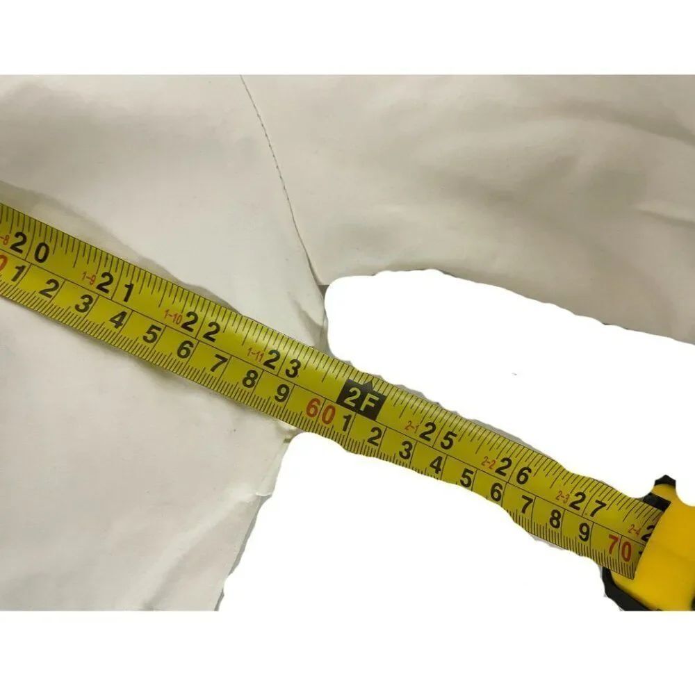 Zara Womens Waxed Jacket Size L White Contrast Collar Utility 4341/750 NWD - Picture 15 of 16